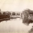 Leamington Spa.  Railway viaduct over the River Leam