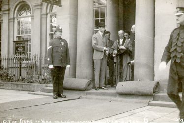 Leamington Spa.  Visit by the Duke of York