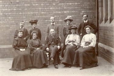 Leamington Spa.  Bath Place Infants School, teachers