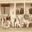 Leamington Spa.  Boys College pupils and staff