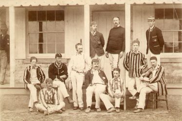 Leamington Spa.  Boys College pupils and staff