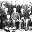 Leamington Spa.  K. England's shop staff on an outing