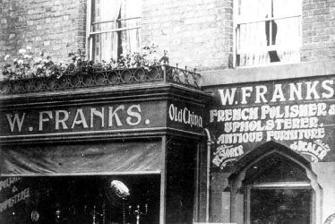 Leamington Spa.  Warwick Place, The Dell, W. Frank's shop