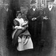 Bedworth.  W.M.P. Johnson visiting a mining family