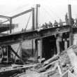 Leamington Spa.  Railway Station, demolition work