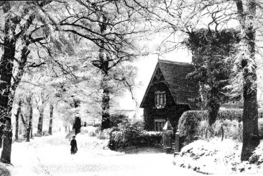 Leamington Spa.  Snow scene at Bericote