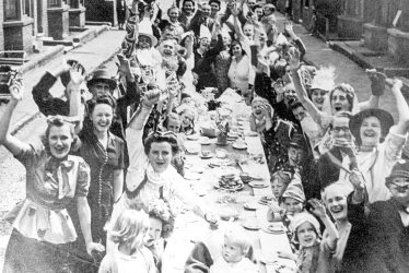 Leamington Spa.  Norfolk Street, V.E. Day party