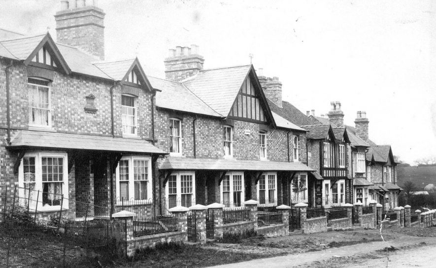 Cottages on Bilton Hill.  1888 |  IMAGE LOCATION: (Rugby Library)