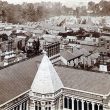 Rugby.  View over the roofs of the town