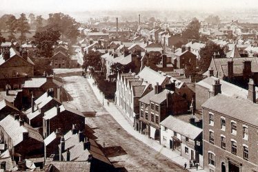 Rugby.  View of town