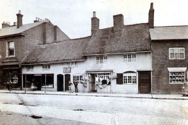 Rugby.  Church Street, old houses