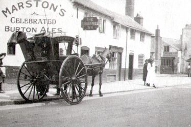 Rugby.  Church Street, horse and cart