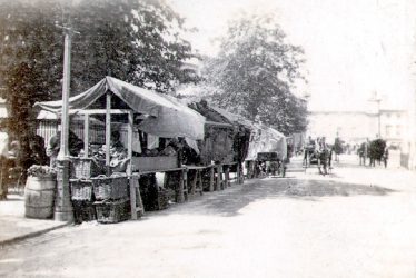 Rugby.  Church Street, market stalls