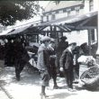 Rugby.  Church Street, boys at market