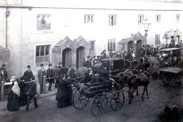 Rugby.  Church Street, almshouses