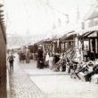 Rugby.  Church Street, market stalls
