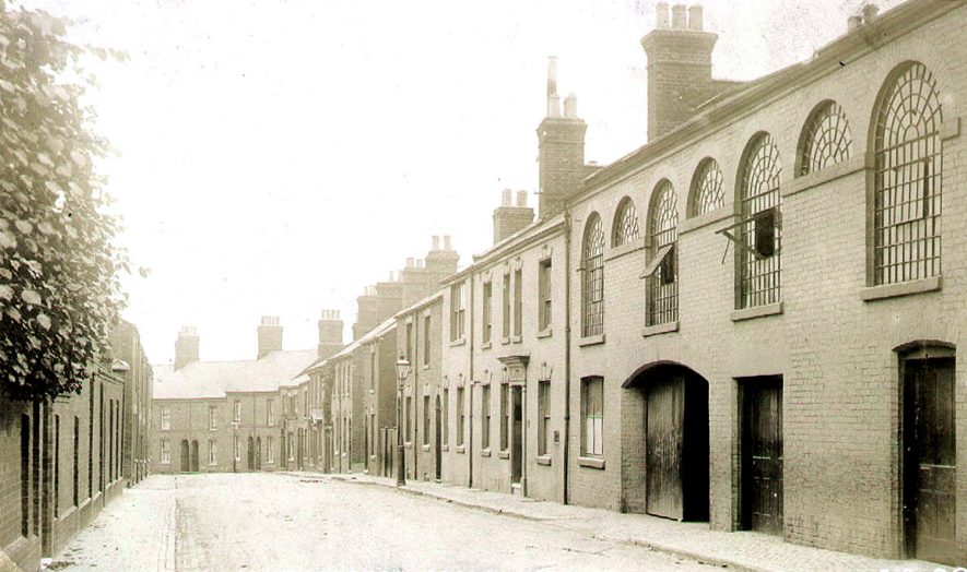View along James Street, Rugby.  1900s |  IMAGE LOCATION: (Rugby Library)