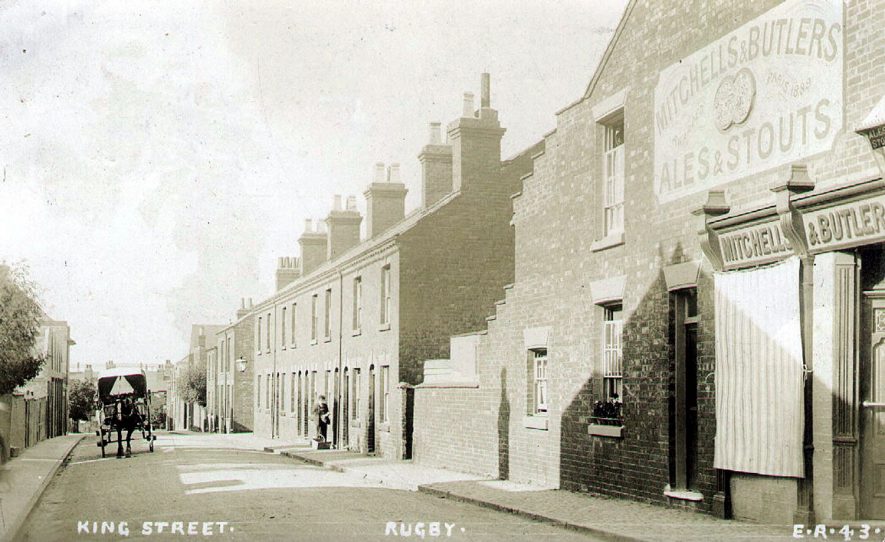 View along King Street, Rugby.  1910s |  IMAGE LOCATION: (Rugby Library)
