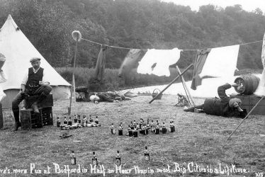 Bidford on Avon.  Camping
