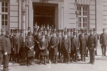 Rugby.  Memorial service for King Edward VII