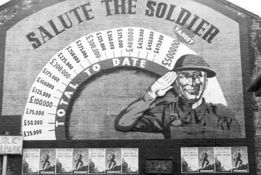 Rugby.  "Salute the Soldier" campaign
