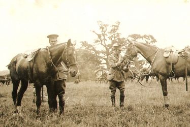 Coombe Abbey.  4th South Midland (Howitzer) Battery