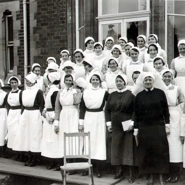 Rugby.  St Cross Hospital, nurses