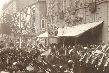 Rugby.  Visit by Princess Henry of Battenberg
