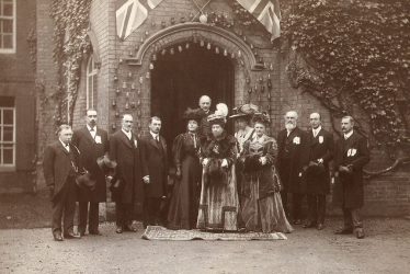 Rugby.  Visit by Princess Henry of Battenberg