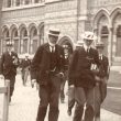 Rugby School.  Boys in the quadrangle