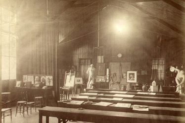 Rugby School.  Drawing room