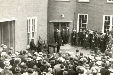 Rugby.  Rugby School sanatorium, opening