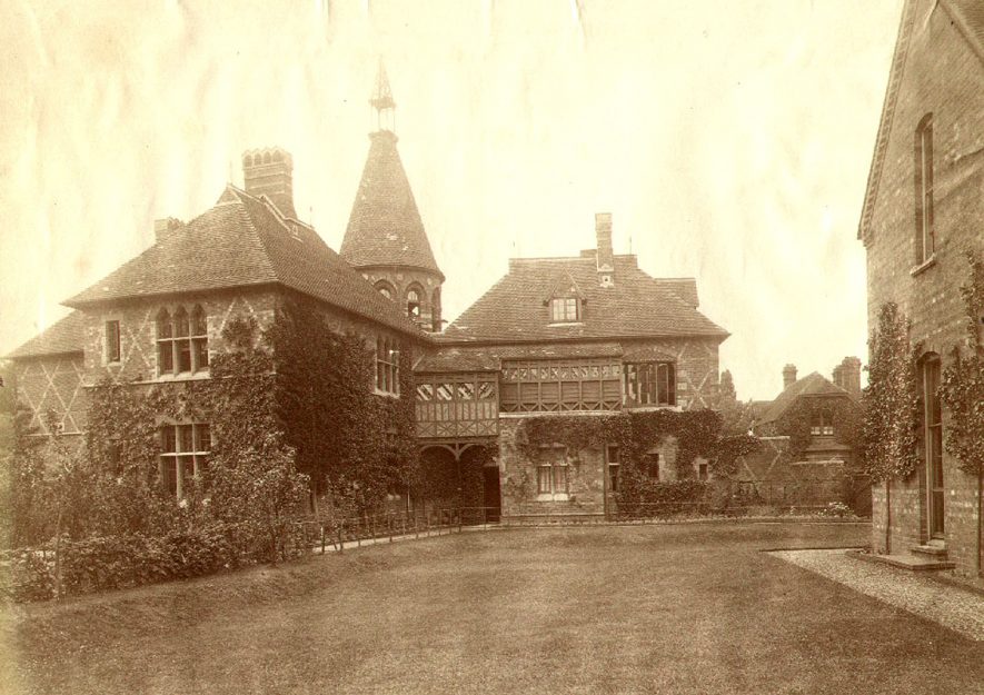 Rugby School Sanatorium in Horton Crescent, Rugby. The foundation stone was laid in 1857 and the sanatorium remained here until the new sanatorium was opened in 1934.  1890s |  IMAGE LOCATION: (Rugby Library)