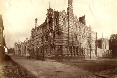 Rugby School.  New quadrangle buildings