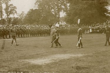 Rugby.  Visit of Edward VII