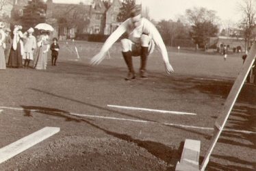 Rugby School.  Broad jump