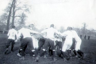 Rugby School.  Football match
