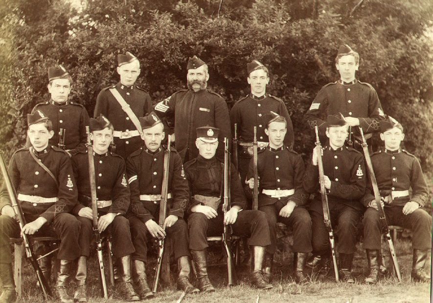 Rugby School Rifle Corps.  1894 |  IMAGE LOCATION: (Rugby Library)