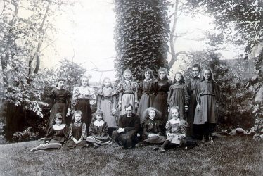 Rugby.  Group of schoolgirls