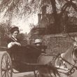 Rugby.  Horton Crescent, Donkey cart