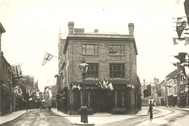 Rugby.  High Street and Sheep Street