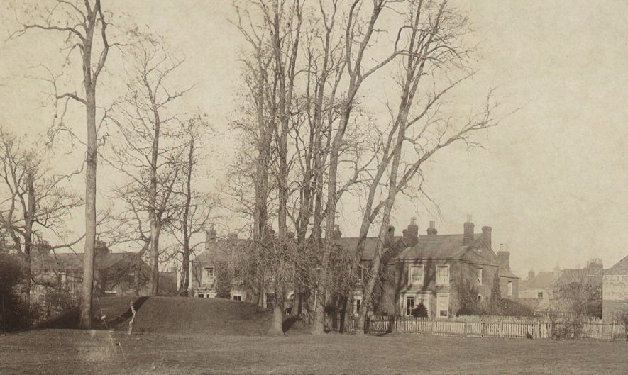 The Mound in Lawford Road, Rugby, known as Butlin's mound was demolished in 1900. A house was built on part of the site in 1904 and named 