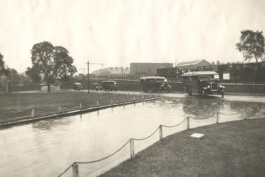 Rugby.  Mill Road approach to B.T.H. Works