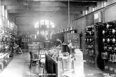 Hillmorton.  Rugby Radio Station, valve transmitting room