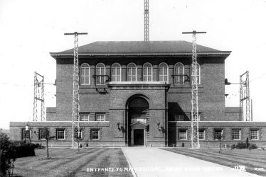Hillmorton.  Rugby Radio Station, entrance