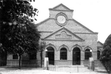 Rugby.  Exterior of indoor swimming baths