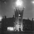 Rugby.  Clock Tower at night