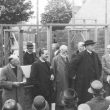 Rugby.  Methodist church foundation stone laying