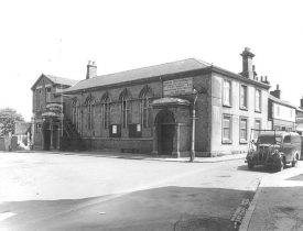 Brotherhood House, previously  St Andrew's church house, which was taken over by the Rugby Brotherhood, Rugby.  1959 |  IMAGE LOCATION: (Rugby Library)