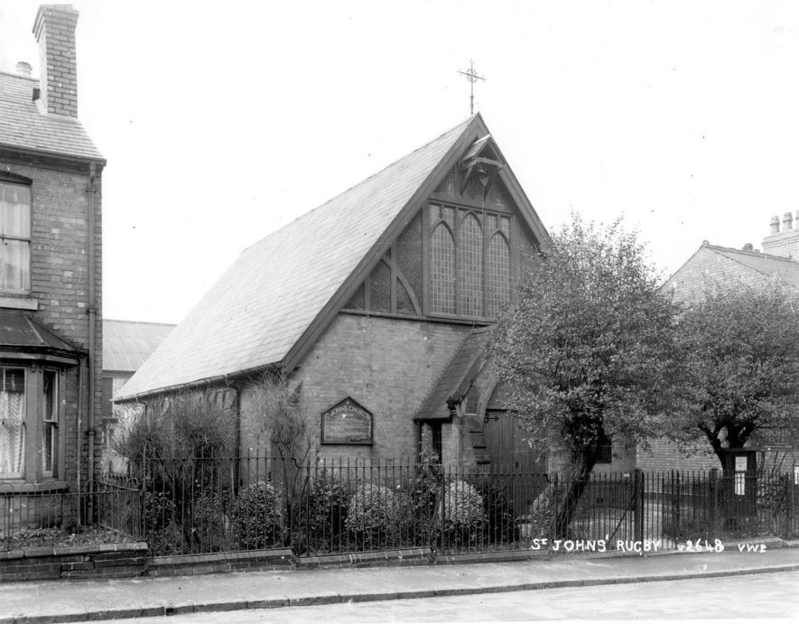 St John's Church, Cambridge Street, Rugby.  1954 |  IMAGE LOCATION: (Rugby Library)